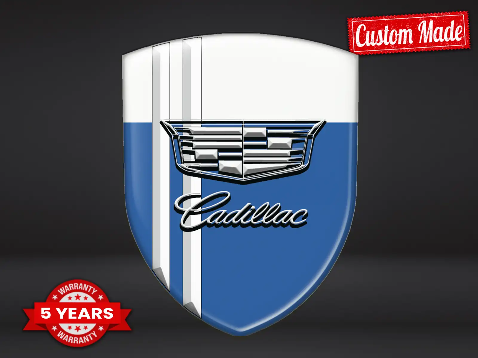 Cadillac Pegatina Puerta Automática Máximo Actual Resistente Pro